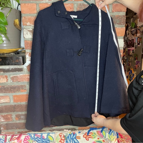 ZARA TRAFALUE OUTWEAR Cape/Poncho Size USA M - Picture 4 of 7